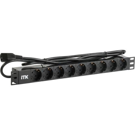 Блок розеток ITK PH22-9D2-P 9 розеток 2 м