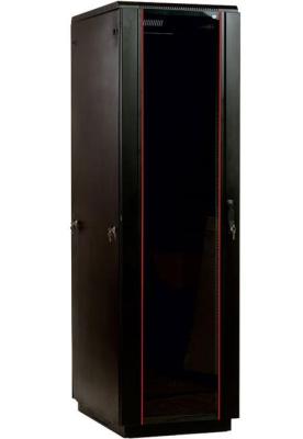 Шкаф напольный 42U ЦМО ШТК-М-42.6.6-1ААА-9005 600x600mm дверь стекло черный