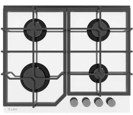 Варочная панель газовая LEX GVG 640-1 WH белый