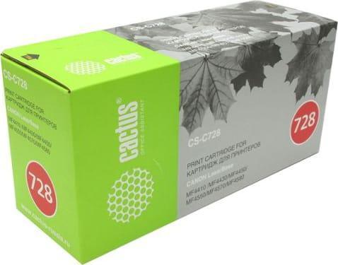 Картридж Cactus CS-C728 2100стр Черный