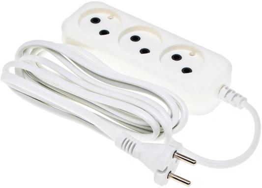 Удлинитель Бюрократ BU-PSL3.3/W 3 розетки 3 м