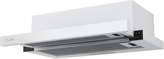 Вытяжка встраиваемая Lex Hubble G 2M 600 белый управление: кнопочное (1 мотор)