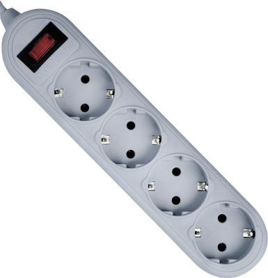 Сетевой фильтр Defender ES Lite 1.8 m grey 4 розетки