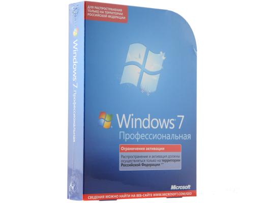 Программное обеспечение Windows 7 Pro  Russian DVD BOX  (FQC-05347)