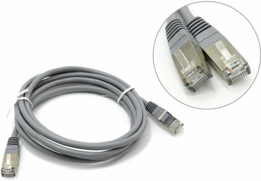 Exegate EX272308RUS Патч-корд FTP кат. 5e,  2м Exegate серый