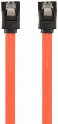 Cablexpert Кабель интерфейсный SATAIII, 80см, 7pin/7pin, защелка, пакет (CC-SATAM-DATA-0.8M)