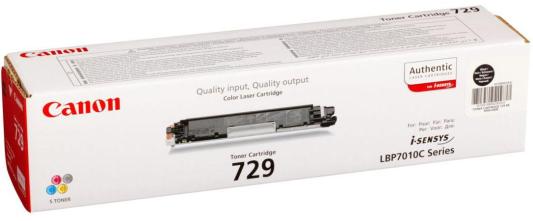 Картридж Canon Canon 729 1200стр Черный