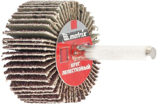 Круг лепестковый для дрели, 60 х 20 х 6 мм, P 40// Matrix