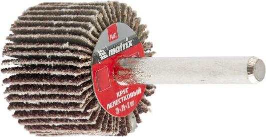 Круг лепестковый для дрели, 30 х 20 х 6 мм, P 100// Matrix