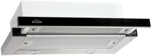 Вытяжка встраиваемая Elikor GLASS 45Н-400-В2Д нержавеющая сталь/черное стекло