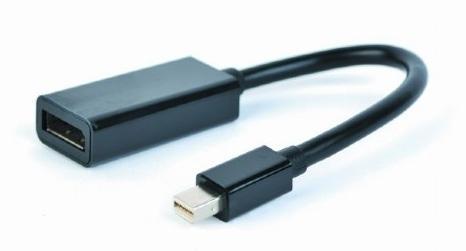 Cablexpert Переходник miniDisplayPort - DisplayPort, 20M/20F, длина 16см, черный (A-mDPM-DPF-001)