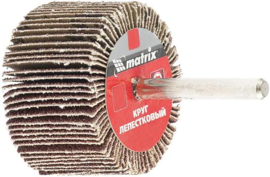 Круг лепестковый для дрели, 80 х 40 х 6 мм, P 40// Matrix