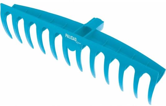 Грабли пластиковые, 400 мм, 12 плоских зубьев, усиленные, LUXE// Palisad