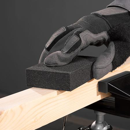 Губка для шлифования, 125 х 100 х 10 мм, мягкая, 3 шт., P 60/80, P 60/100, P 80/120// Matrix