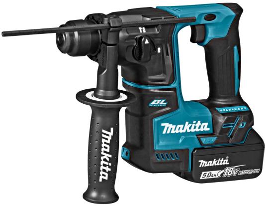 Перфоратор акк MAKITA DHR171RTJ  SDS+, 18В, 2х5Ач, Li-ion, 2реж, 1.2Дж, 0-4800у\\м, подсветка