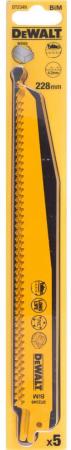DeWalt Полотно д/сабельн.пил BiM п/дер.228х4.2мм S1111DF,5шт
