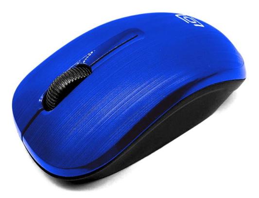 Мышь беспроводная Oklick 525MW синий USB + радиоканал