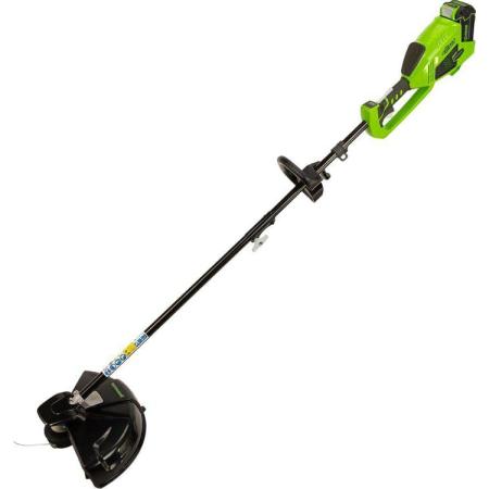 Триммер электрический Greenworks GD40BCK4 аккум. разбор.штан. реж.эл.:леска/нож
