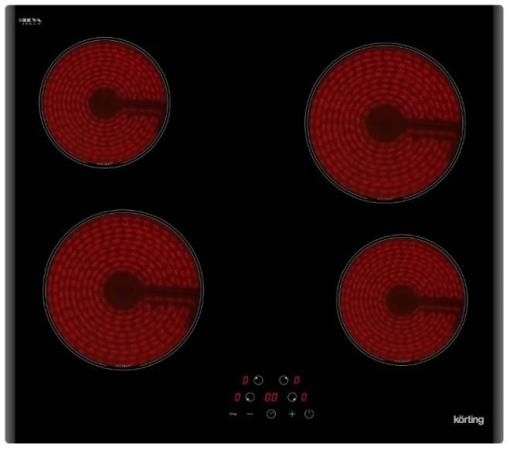 Варочная панель электрическая Korting HK 60003 B черный
