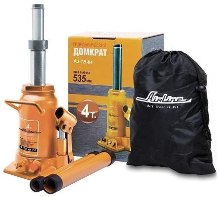 Домкрат гидравлический AIRLINE AJ-TB-04  4тн высота 229-535мм, телескопический