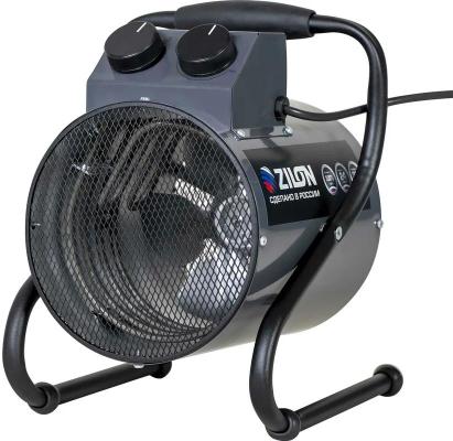 Тепловая пушка ZILON МИНИ-С ZTV-2С NI  2000Вт 9.5А 260м3/ч 250х315х245мм черный