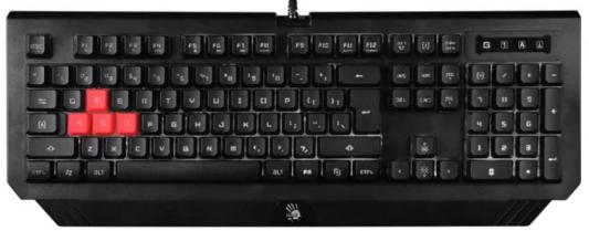 Клавиатура проводная A4TECH B120N USB черный