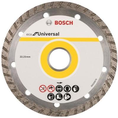 Алмазный диск BOSCH ECO Universal Turbo Ф180-22мм (2.608.615.038)  по бетону