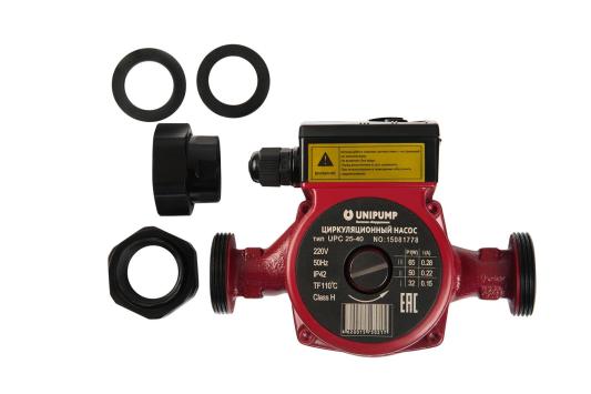 Насос UNIPUMP UPС 25-80 180  циркуляционный отопл