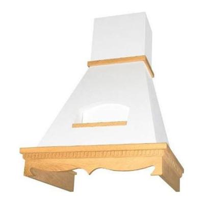 Вытяжка каминная Elikor Бельведер 60П-650-П3Д бежевый/дуб неокрашенный КВ II М-650-60-318