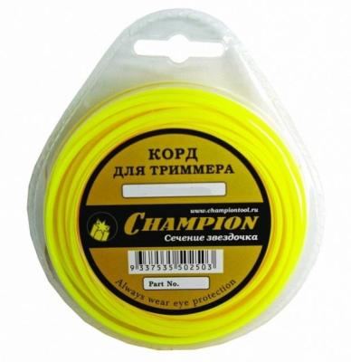 Корд для триммеров CHAMPION С5023  1.6мм*15м, звезда