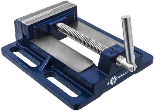 Тиски КОБАЛЬТ 246-043  станочные ширина губок 100мм захват 110мм 3кг коробка