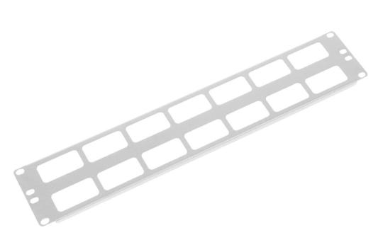 Кабельный органайзер Горизонтальный ЦМО ГКО-О-2 двухсторонний окна 2U шир.:19"