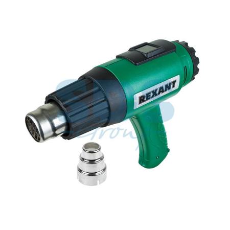 Электрофен промышленный 220В/1600Вт с терморегулятором и ЖК дисплеем  REXANT