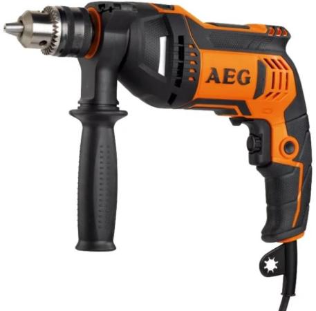 Дрель ударная AEG SBE 750 RZ  750Вт ЗВП 13мм 0-3000об/мин 27Нм сумка 1.9кг