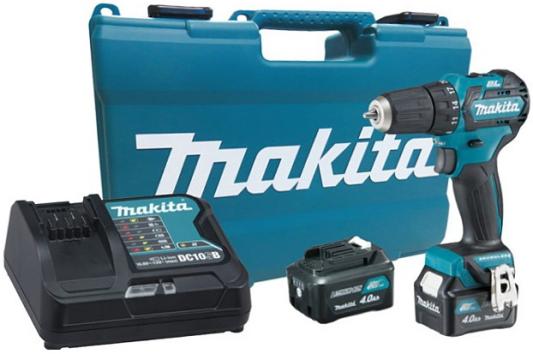 Дрель-шуруповерт MAKITA HP332DWME 187261  (уд) б\\щет 10.8в 2х4ачli-ion(слайдер) бзп-10мм