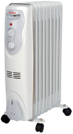 Масляный радиатор Ресанта ОМ-9Н 2000 Вт белый