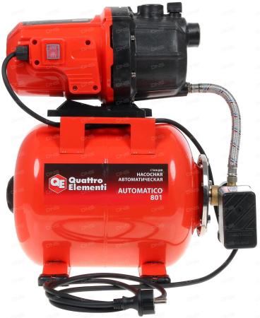 Насосная станция QUATTRO ELEMENTI Automatico 801  800Вт 3200л/ч для чистой 40м 12.95кг