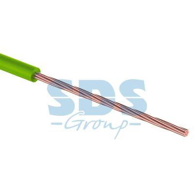 Провод соединительный ПГВА REXANT 1x1.5 мм круглый 100м зеленый