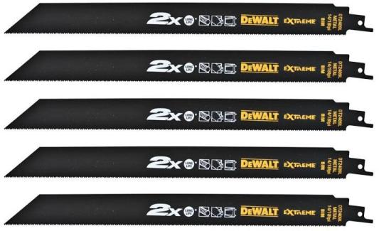 Полотно д/сабельн.пил BiM п/мет.305х1.4-1.8мм,5шт DeWalt, шт