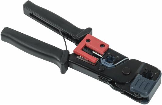 ITK TM1-B10V Инструмент обжим RJ-45/12/11 без храп. мех. чёрн-красн.