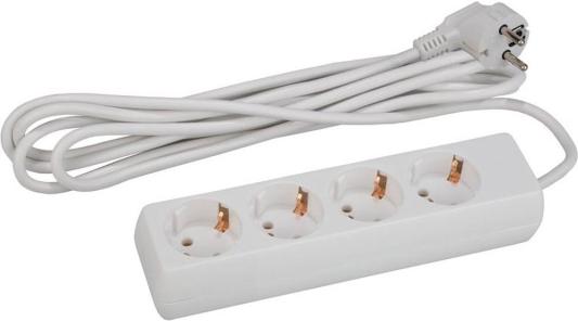 ЭРА Б0028374 Удлинитель U-4e-3m-3x1 с заземлением 4 гнезда 3 м {полипропилен, 3х1 мм2}