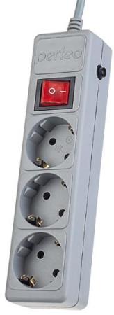 Сетевой фильтр Perfeo "POWER+" 3 розетки 5 м PF_A4669
