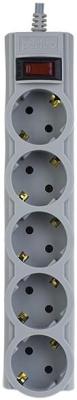 Perfeo Сетевой фильтр "POWERX", PF_A4719 (5,0м, 5 розеток, серый)