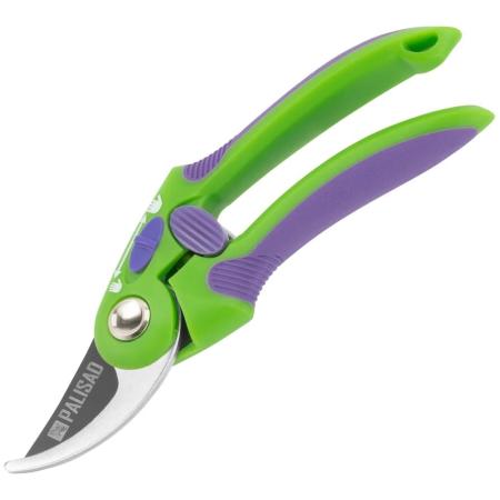 Секатор прямого реза, 215 мм, регулировка захвата, двухкомпонентные рукоятки// Palisad