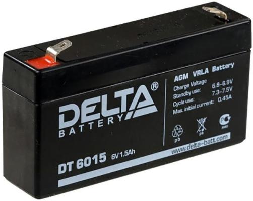 Delta DT 6015 (1,5 А\\ч, 6В) свинцово- кислотный аккумулятор
