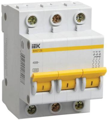 Iek MVA20-3-006-C Авт. выкл.ВА47-29 3Р  6А 4,5кА х-ка С ИЭК