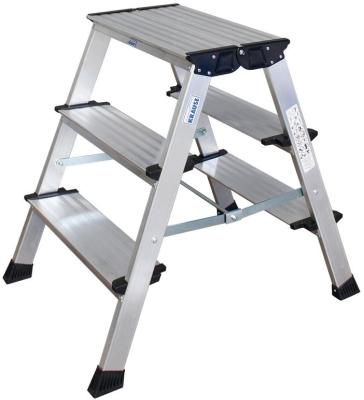 Подставка KRAUSE KS-126030  TREPPO двусторонняя складная 2x3 широкие ступени
