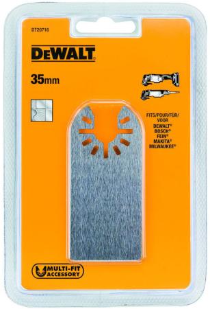 Насадка DEWALT DT20716-QZ  полотно для мфи гибкий шпатель по клеям лакам герметикам