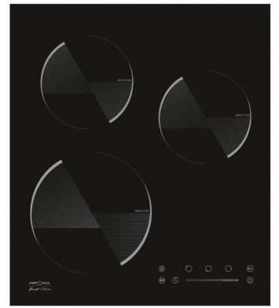 Варочная панель индукционная Krona OMBRA 45 BL черный