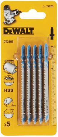 Пилка д/лобзика п/мет.HSS 100x72x3 мм,  T127D 5шт DeWalt